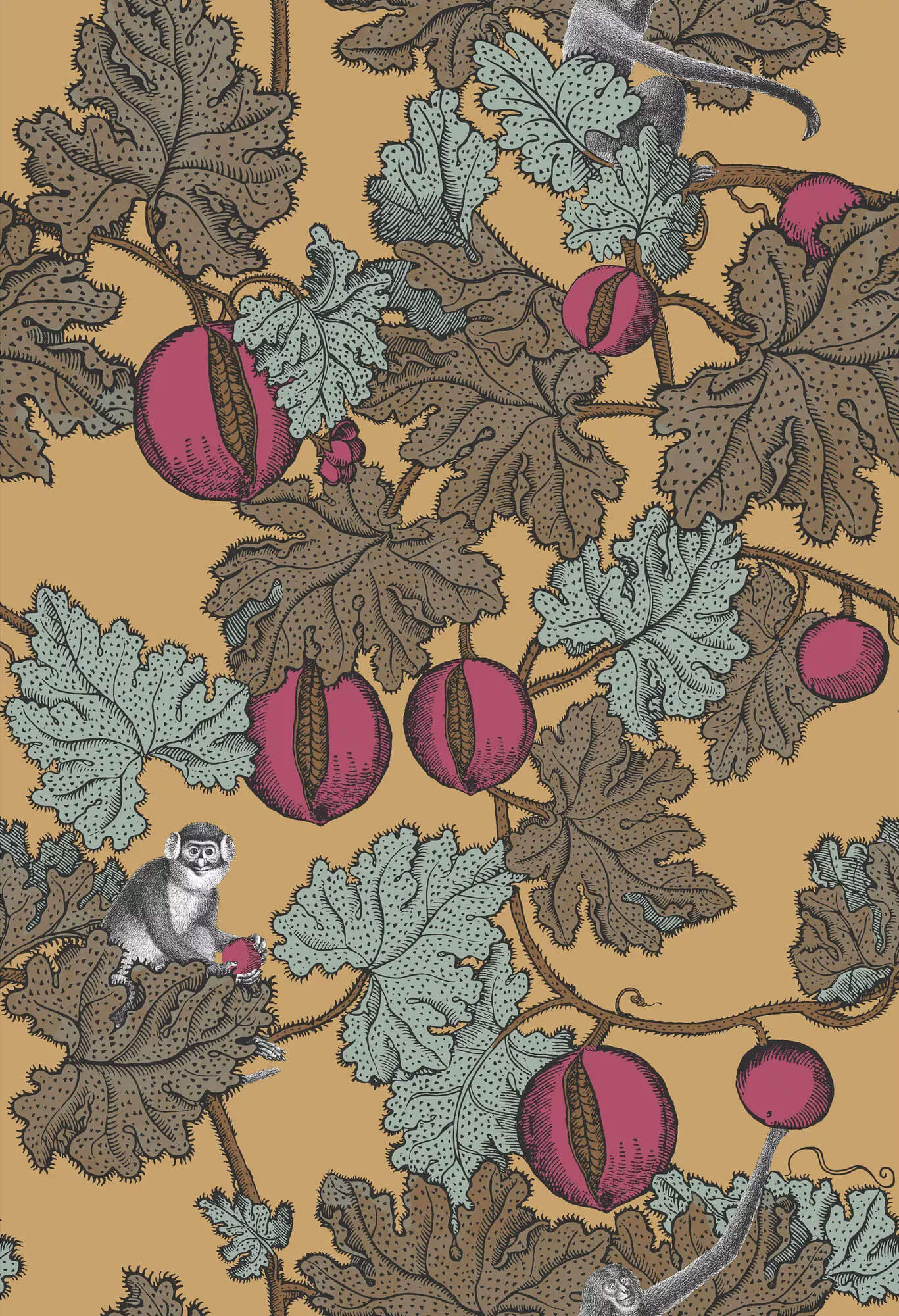 Cole & Son Frutto Proibito Wallpaper - Magen & Gold