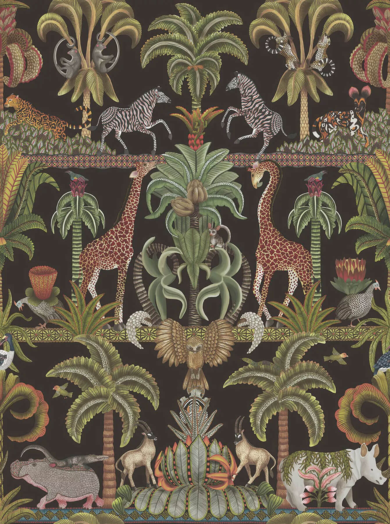 Cole & Son Ardmore-Jabula Afrika Kingdom Wallpaper - SAMPLE