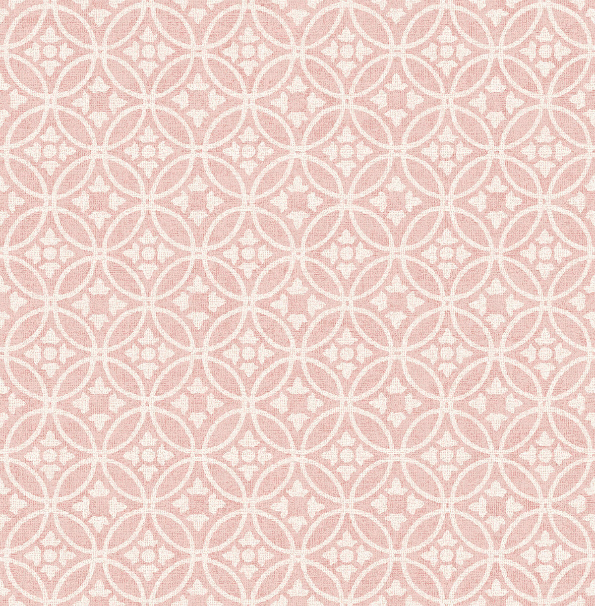 A-Street Prints Revival Larsson Ogee Wallpaper - Pink