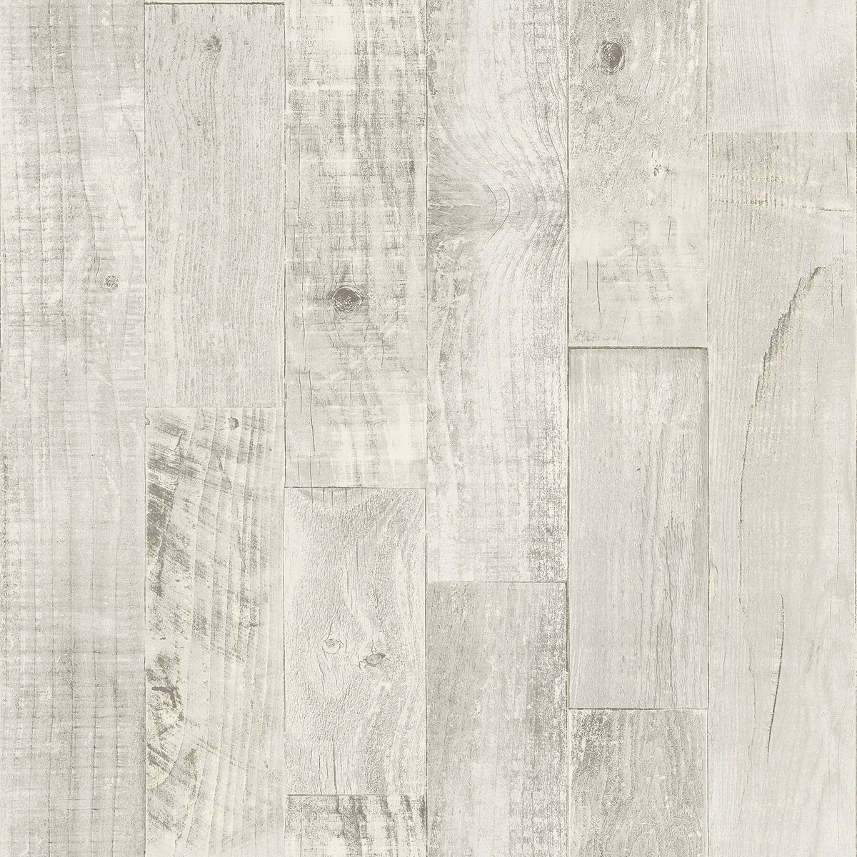 Chesapeake Thoreau Chebacco Wood Planks Wallpaper Sample - Grey