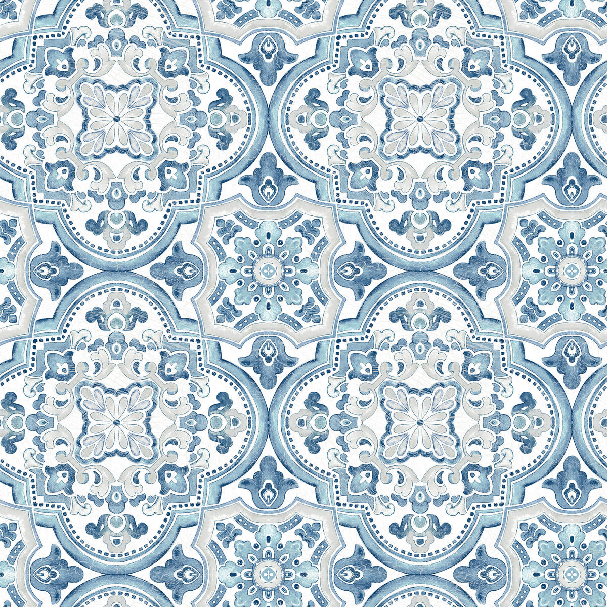 Chesapeake Thoreau Concord Wallpaper - Blue