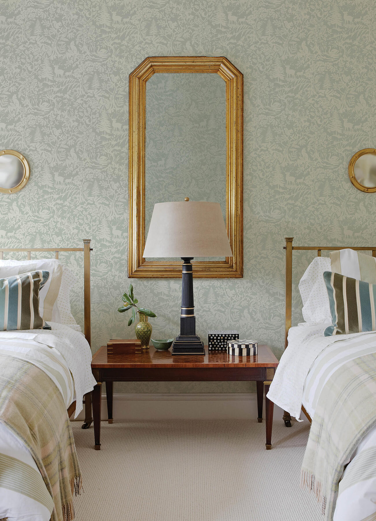 Chesapeake Kinfolk Alrick Forest Venture Wallpaper Sample - Sage