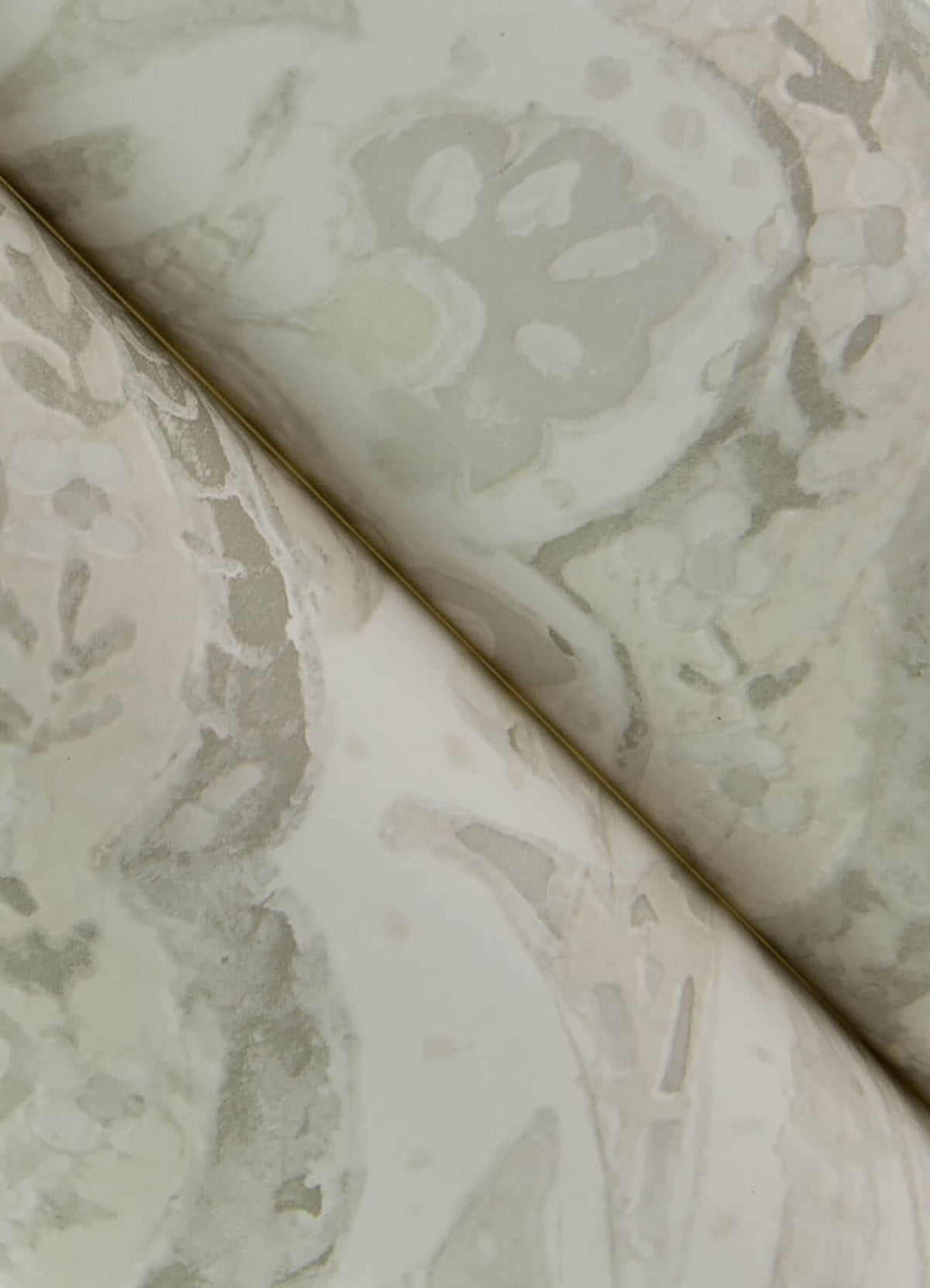 Chesapeake Kinfolk Mimir Quilted Damask Wallpaper Sample - Dove