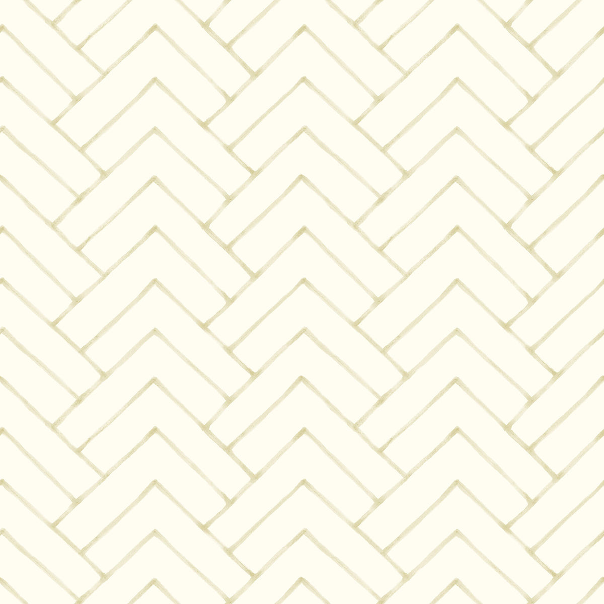 Chesapeake Kinfolk Oswin Herringbone Wallpaper - Light Yellow