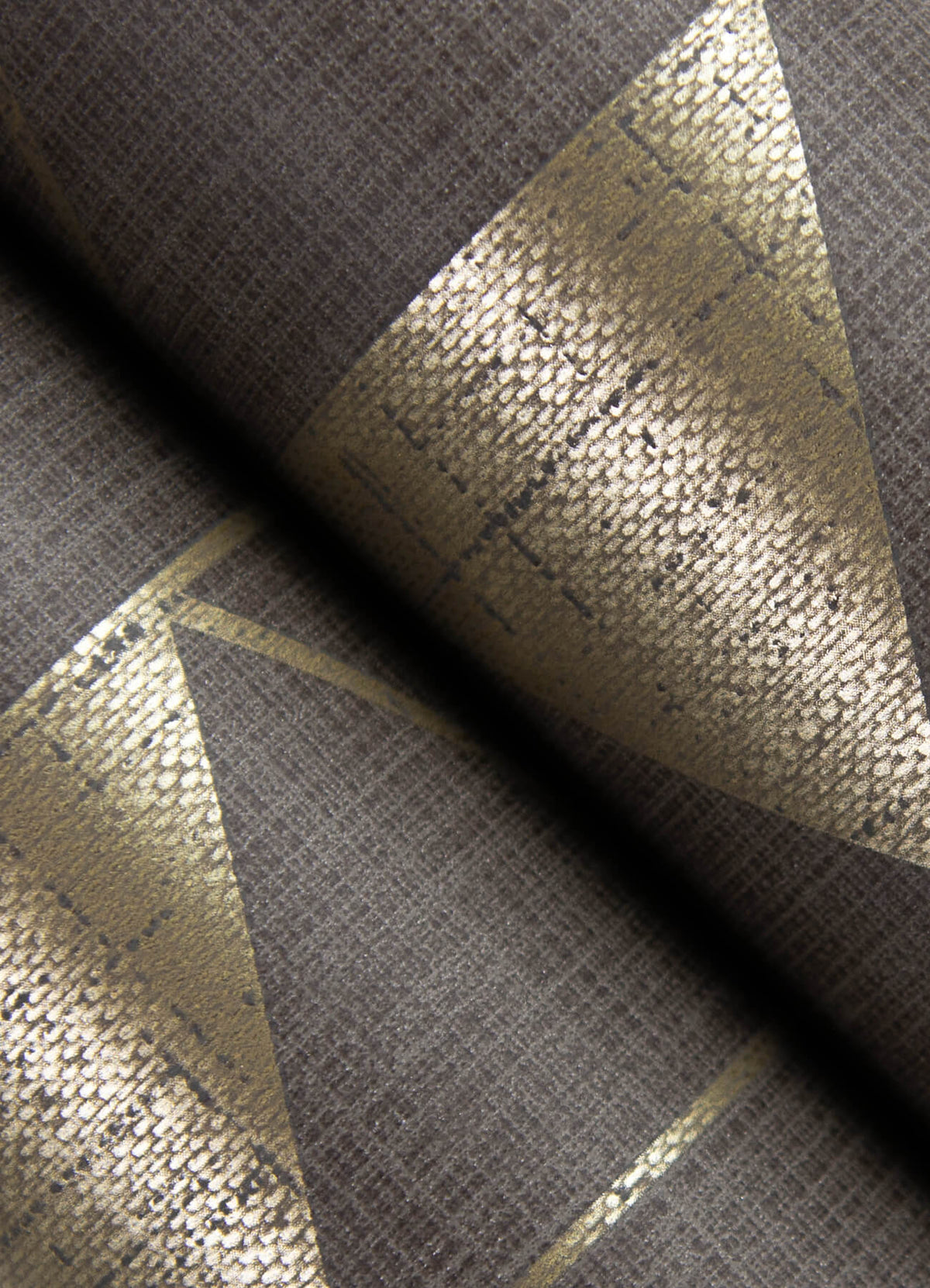 Scott Living Fairbank Wallpaper - Chocolate Linen