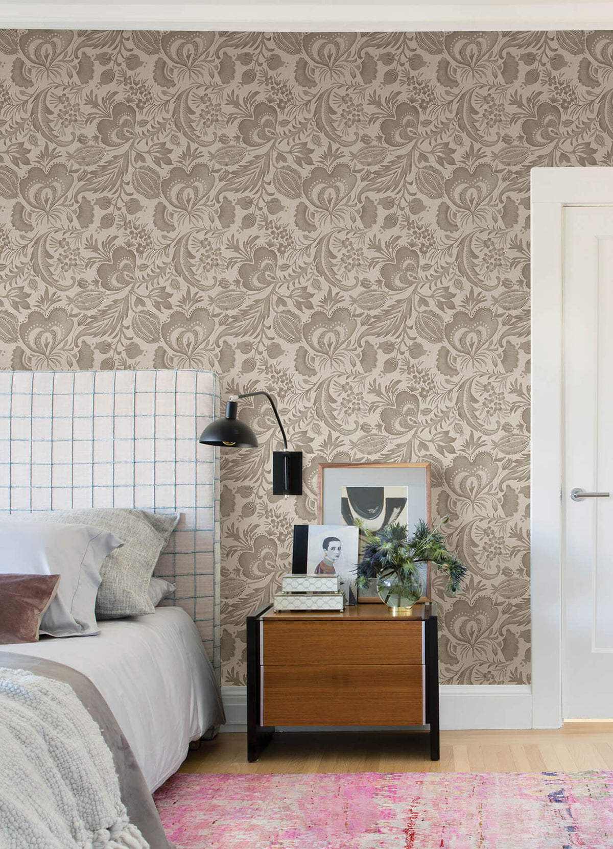 Scott Living Culver Wallpaper - Brown