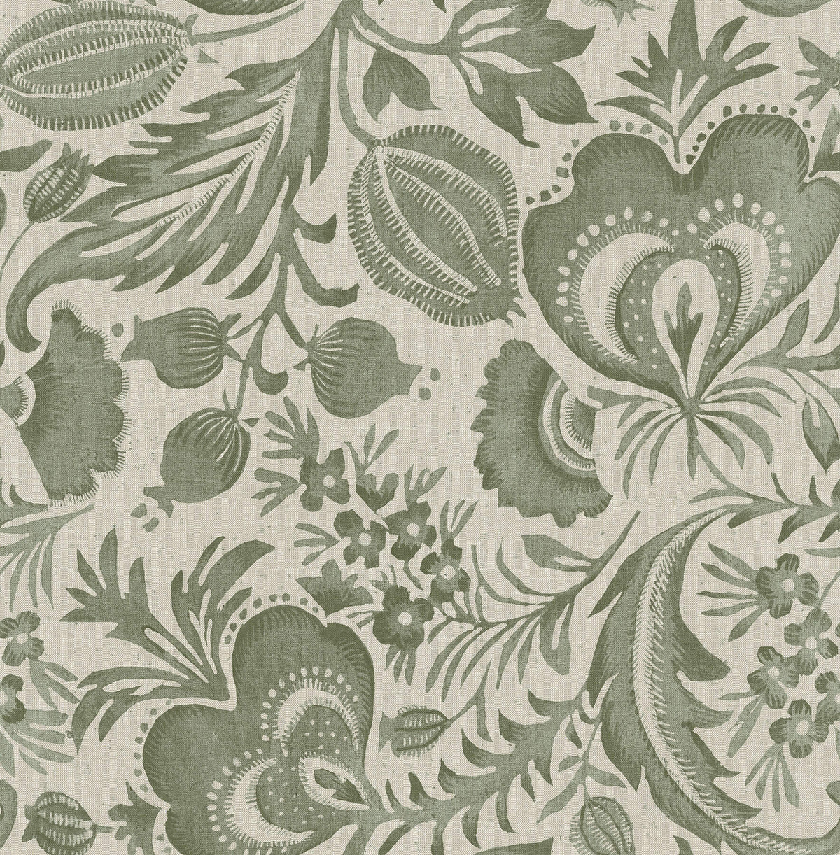 Scott Living Culver Wallpaper - Moss Green