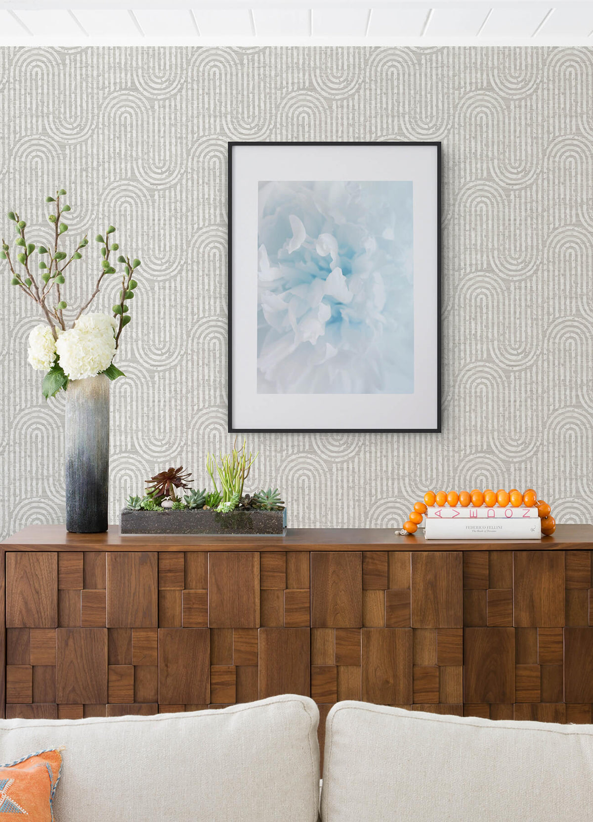 Scott Living Trippet Wallpaper - Bone