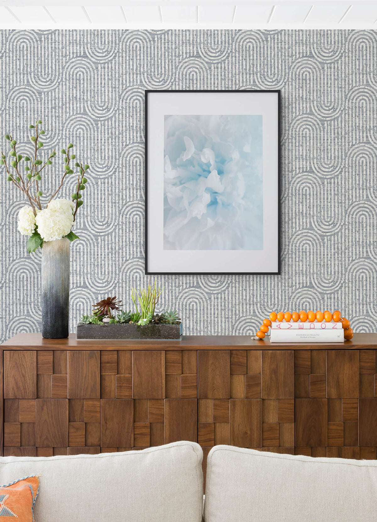 Scott Living Trippet Wallpaper - Blue