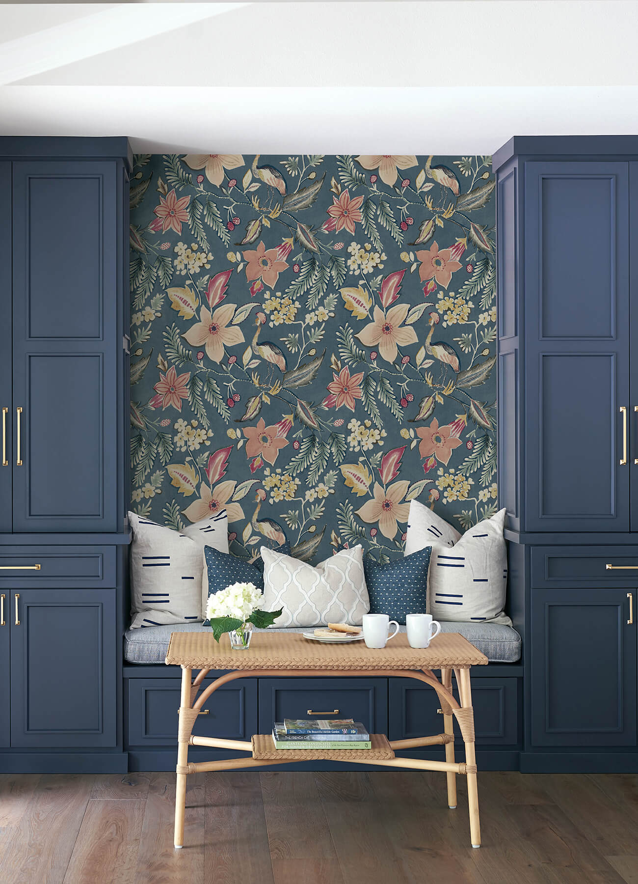 Scott Living Crestwood Wallpaper - Blue