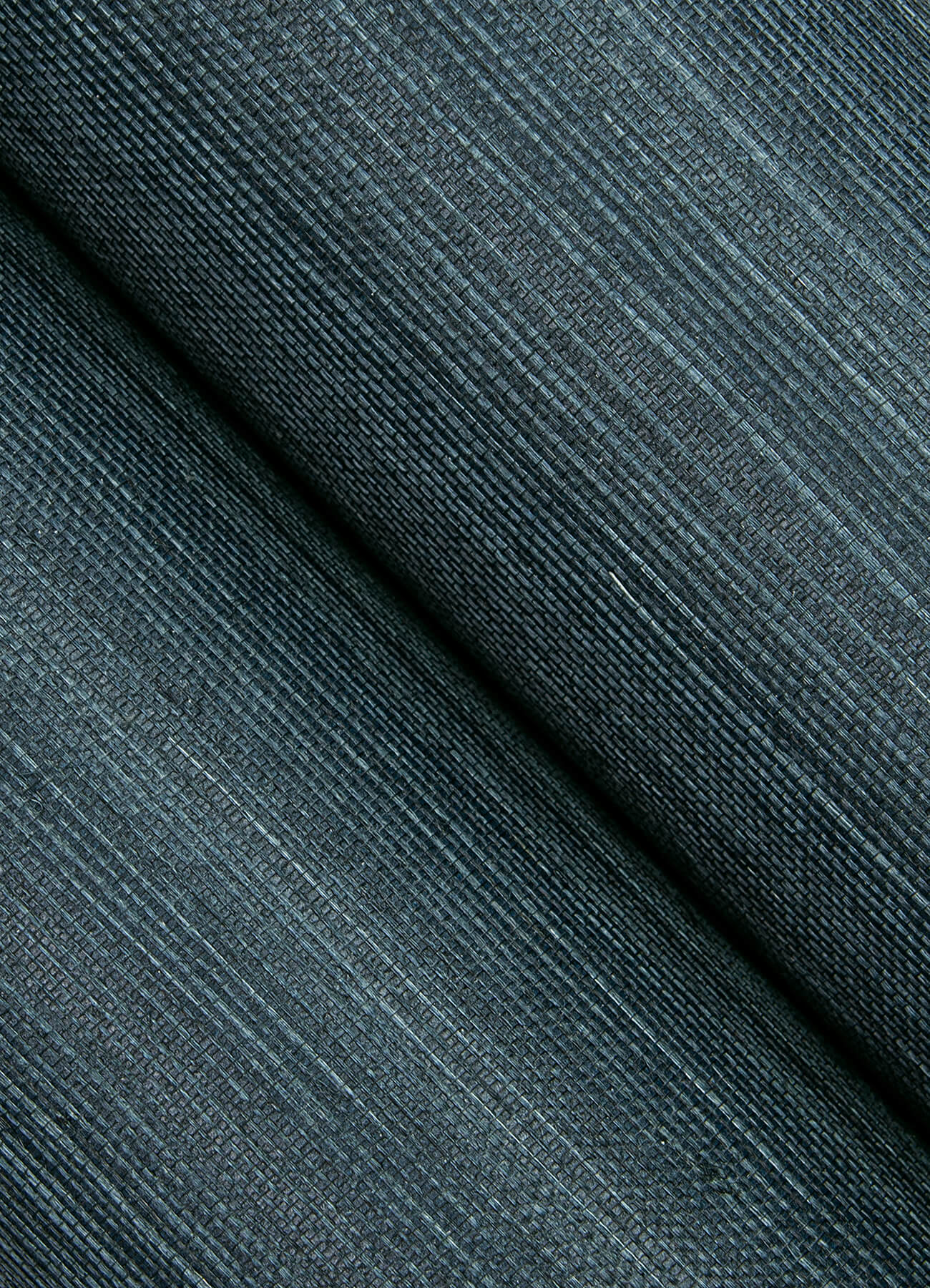 Scott Living Colcord Sisal Wallpaper Sample - Navy Blue