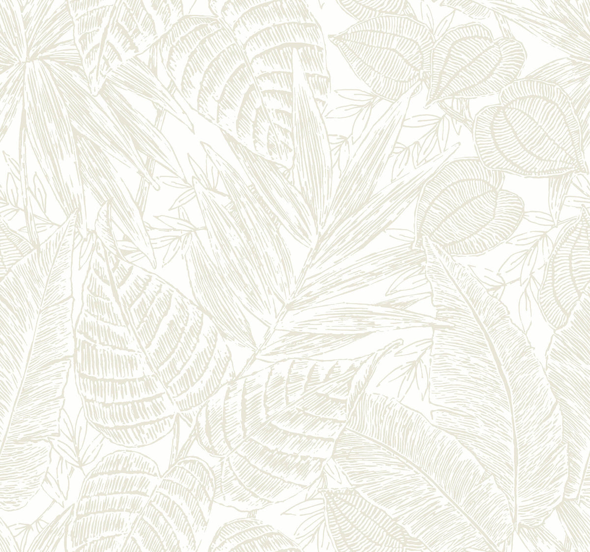 Scott Living Brentwood Wallpaper Sample - Bone