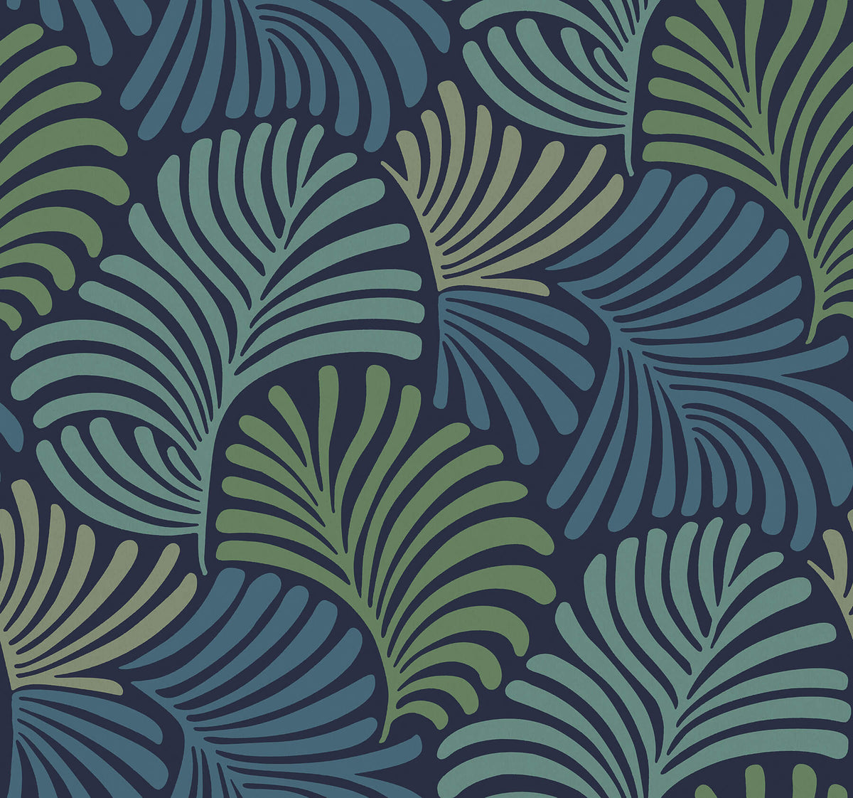 Scott Living Trousdale Wallpaper - Navy Blue