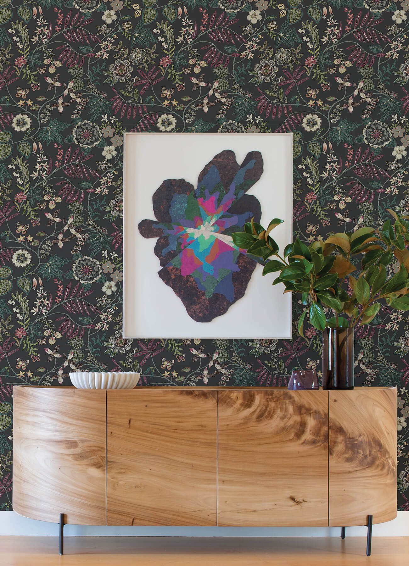 Scott Living Marilyn Wallpaper Sample - Black