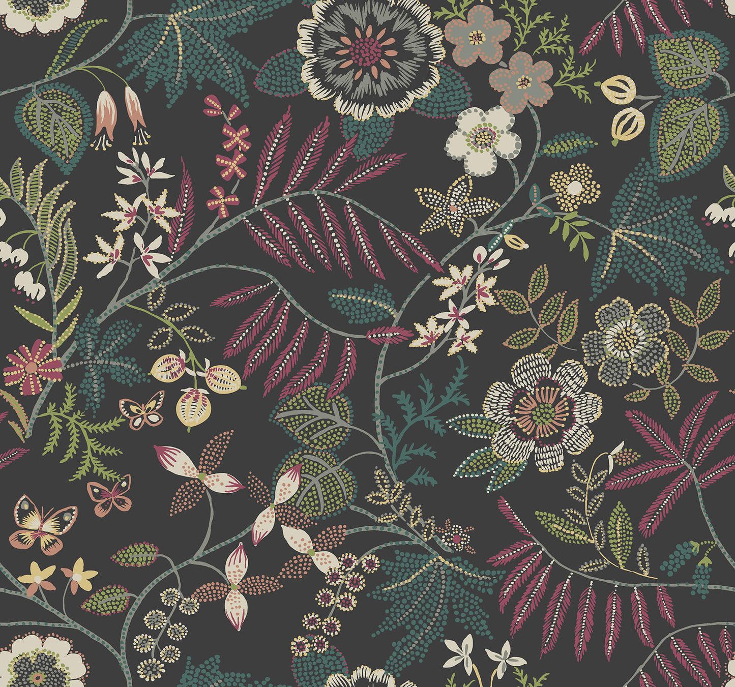Scott Living Marilyn Wallpaper Sample - Black