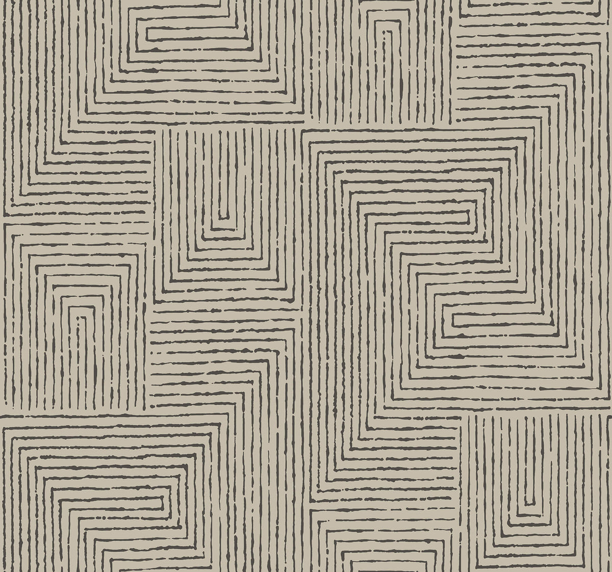 Scott Living Mortenson Wallpaper - Taupe