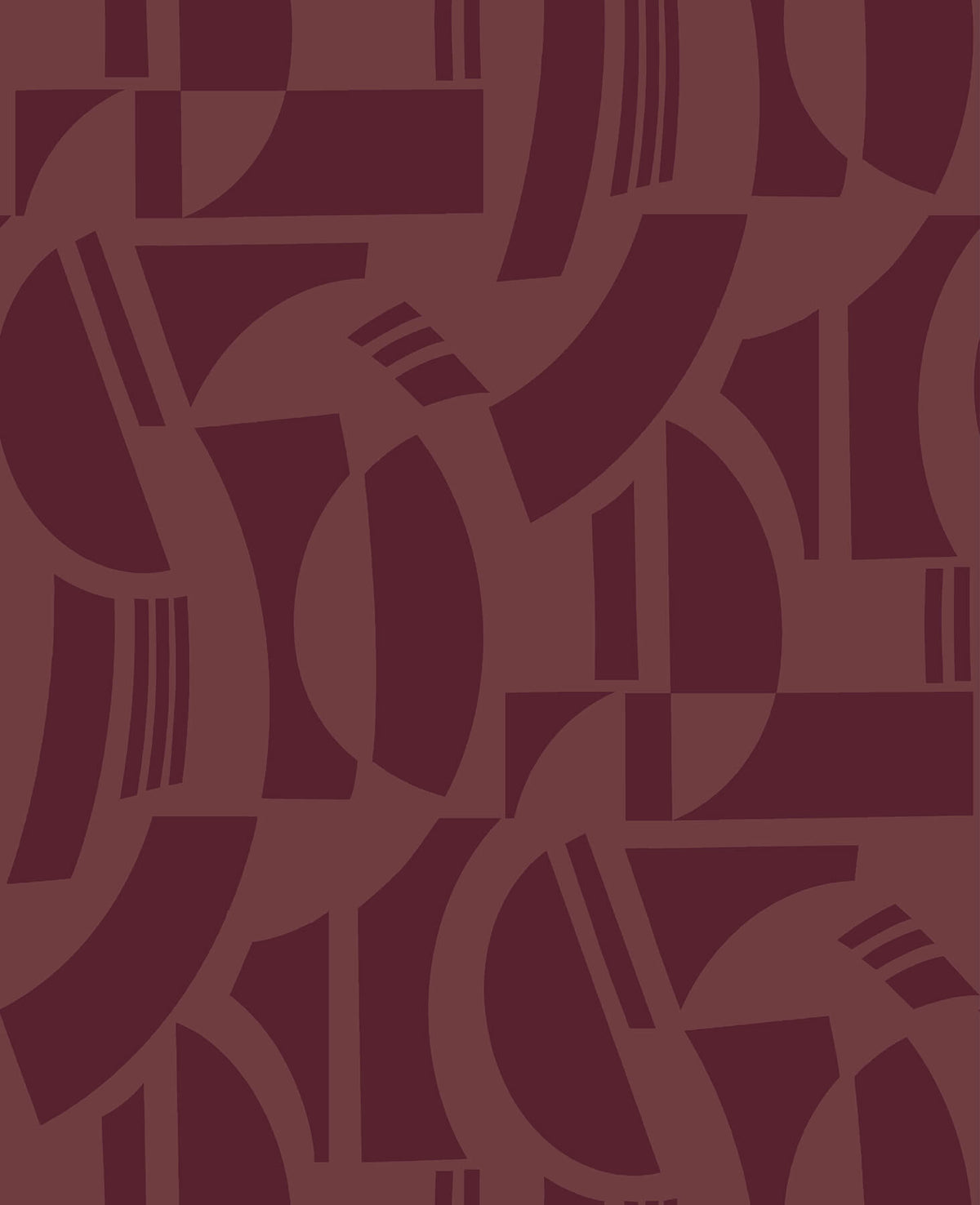 Scott Living Carter Wallpaper - Burgundy