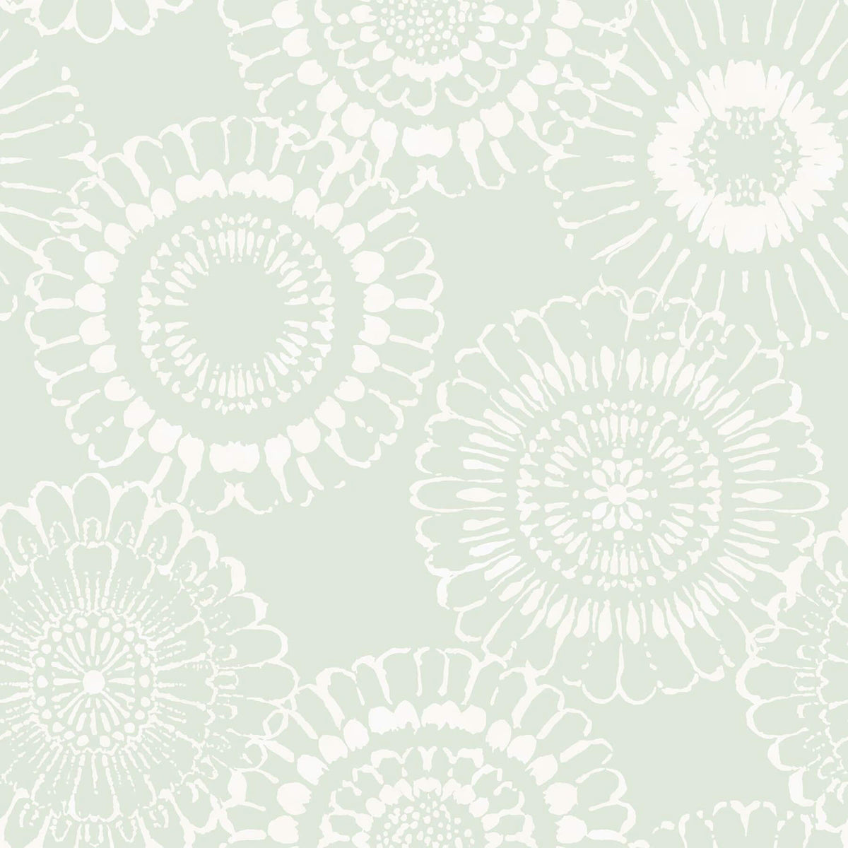 Chesapeake Fable Sonnet Floral Wallpaper - Sage