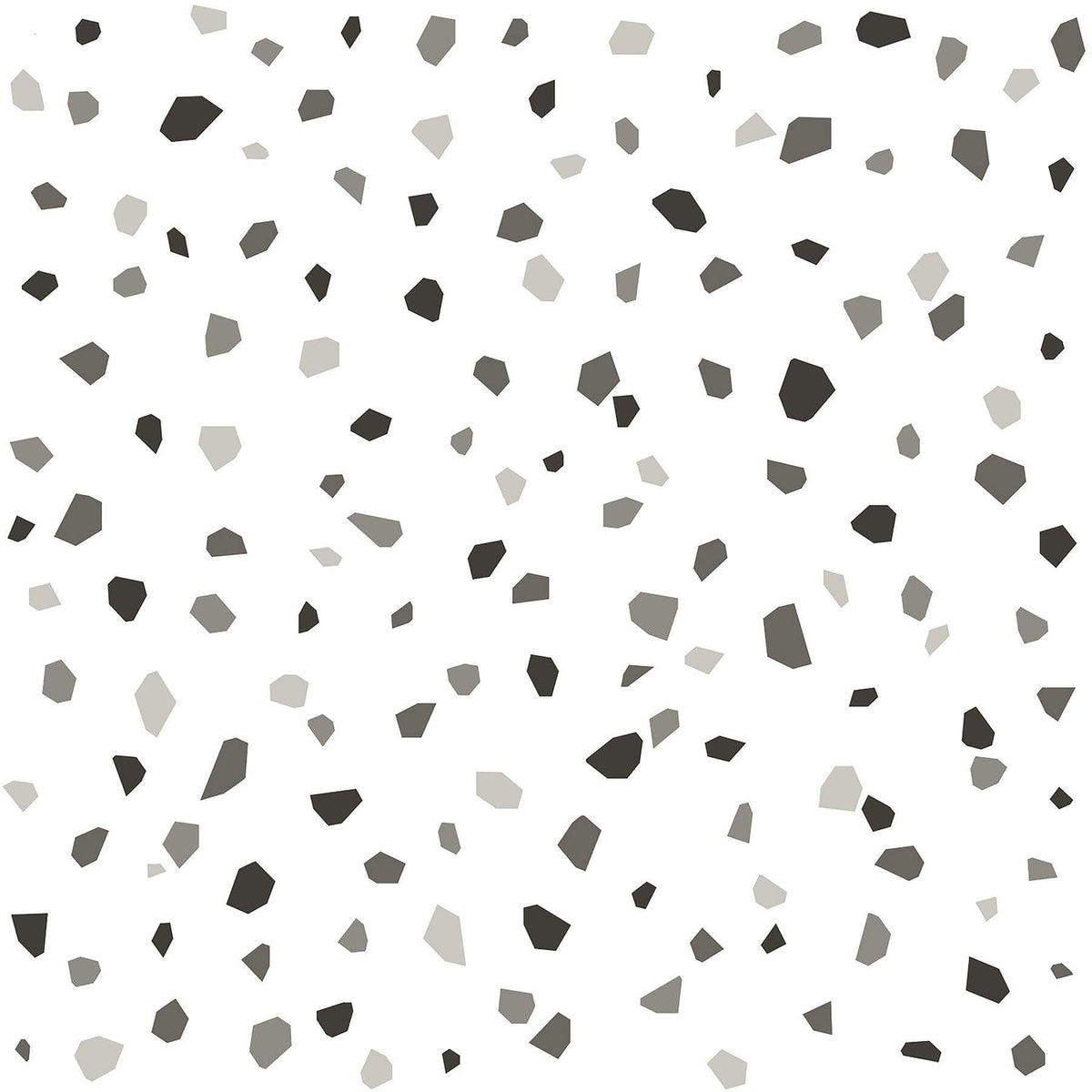 Chesapeake Fable Ona Terrazzo Wallpaper Sample - Charcoal
