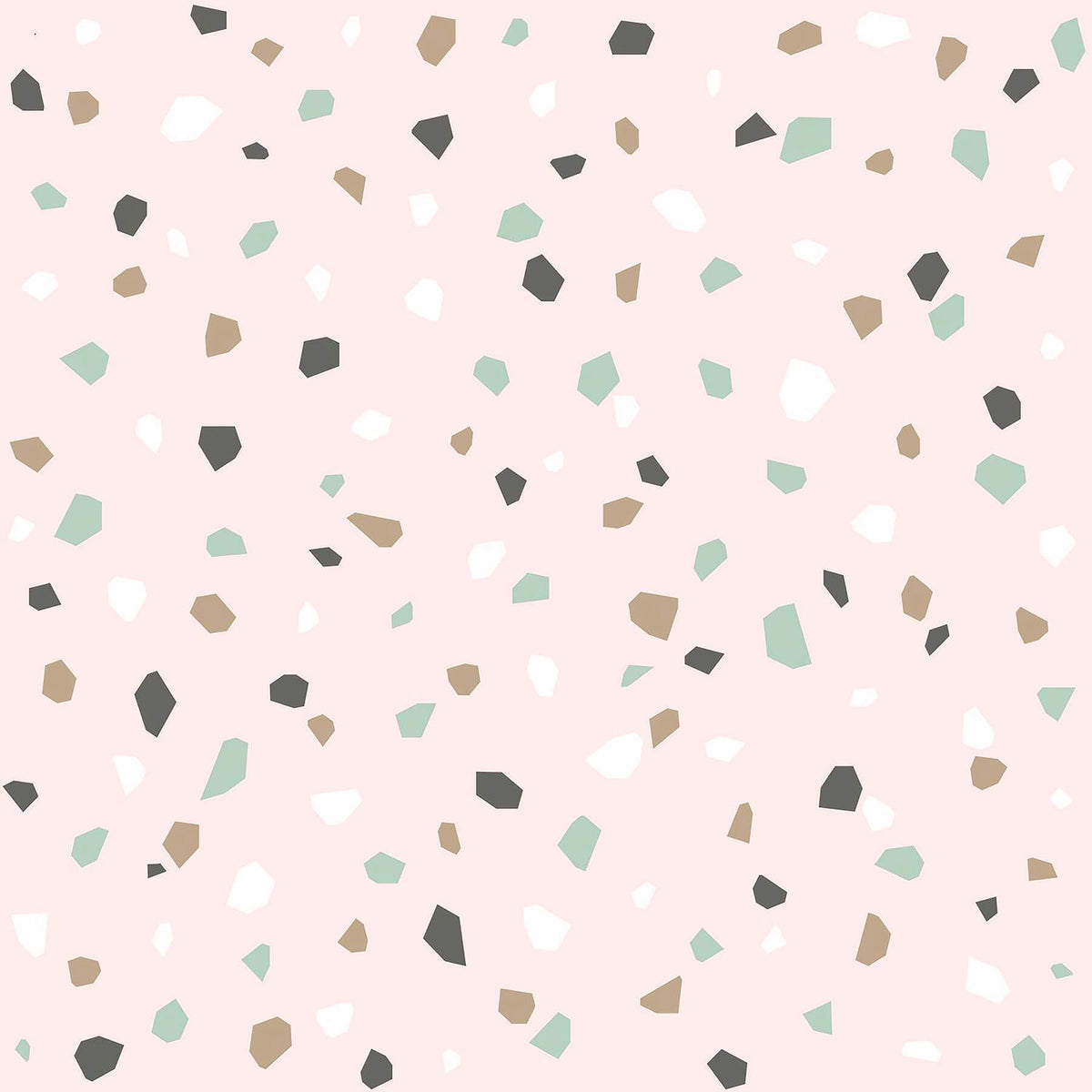 Chesapeake Fable Ona Terrazzo Wallpaper Sample - Pink