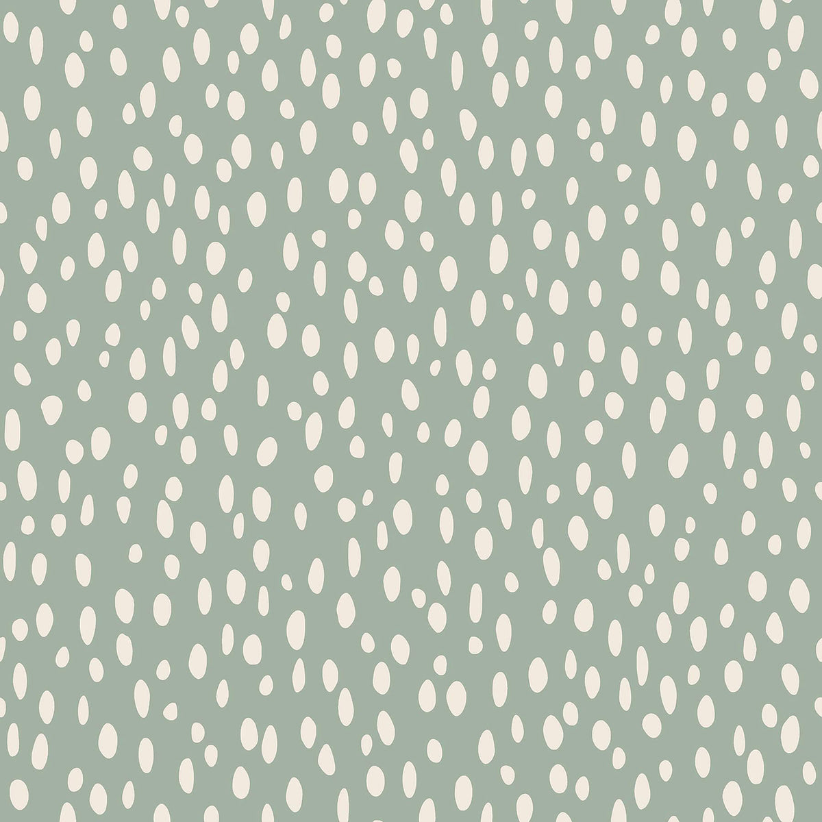 Chesapeake Fable Willa Dots Wallpaper Sample - Moss