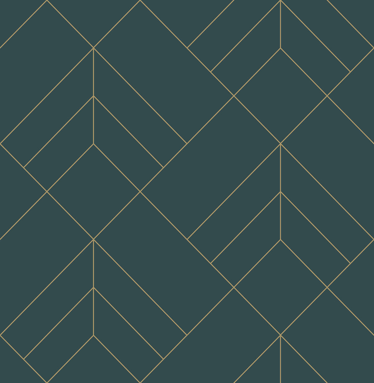 A Street Prints Hannah Sander Geometric Wallpaper Sample - Slate