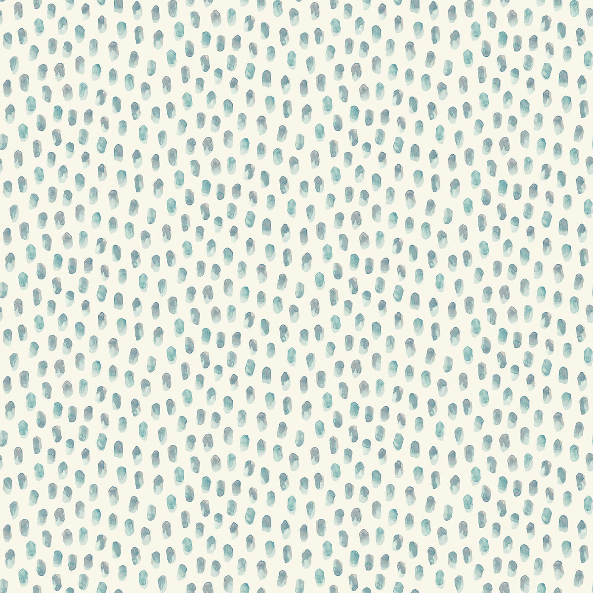 Chesapeake Blue Heron Sand Drips Painted Dots Wallpaper Sample - Aqua