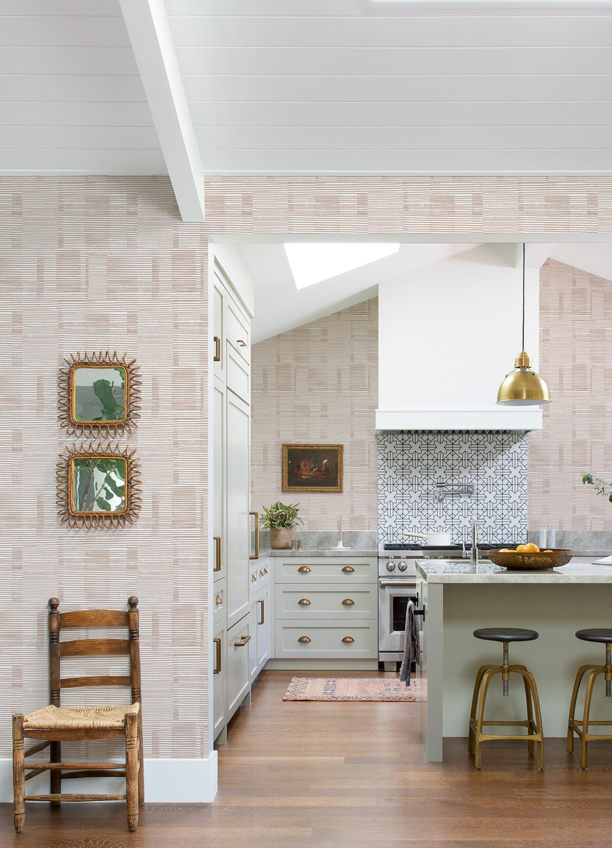 A-Street Prints Georgia Callaway Wallpaper - Pink