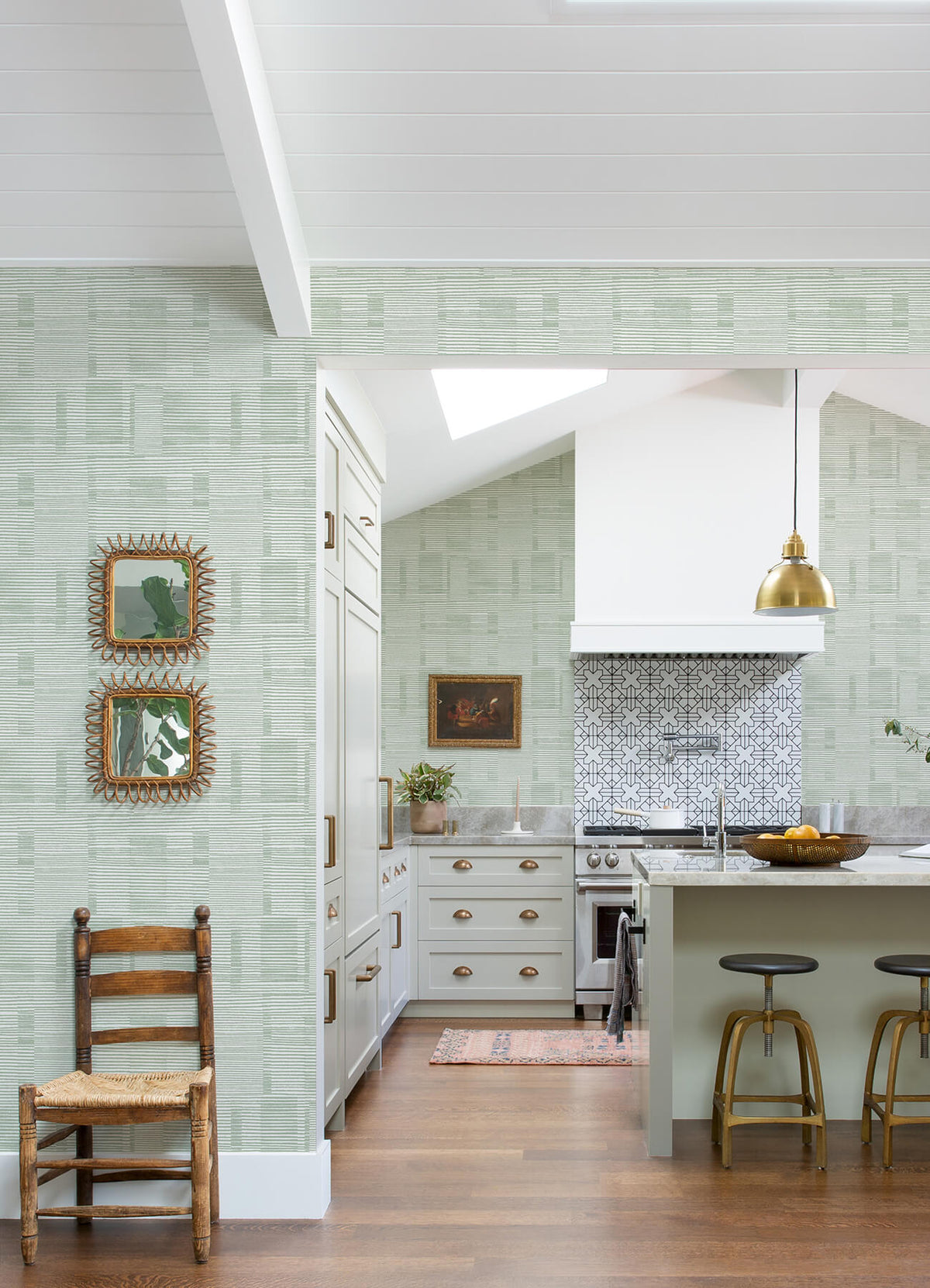A-Street Prints Georgia Callaway Wallpaper - Green