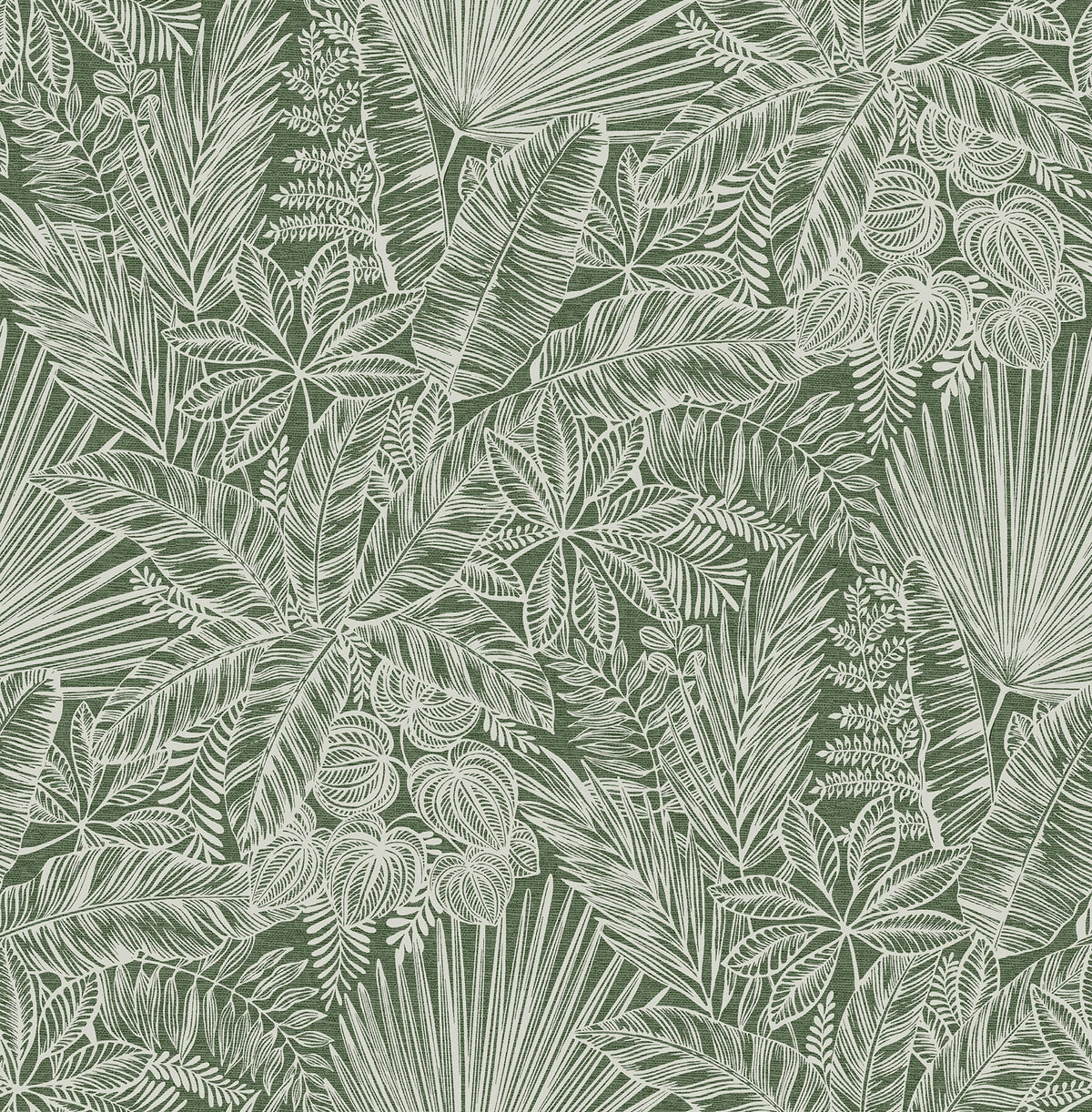 A-Street Prints Middleton Vita Wallpaper - Green