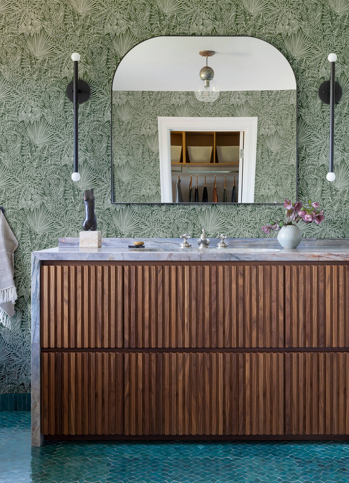 A-Street Prints Middleton Vita Wallpaper - Green