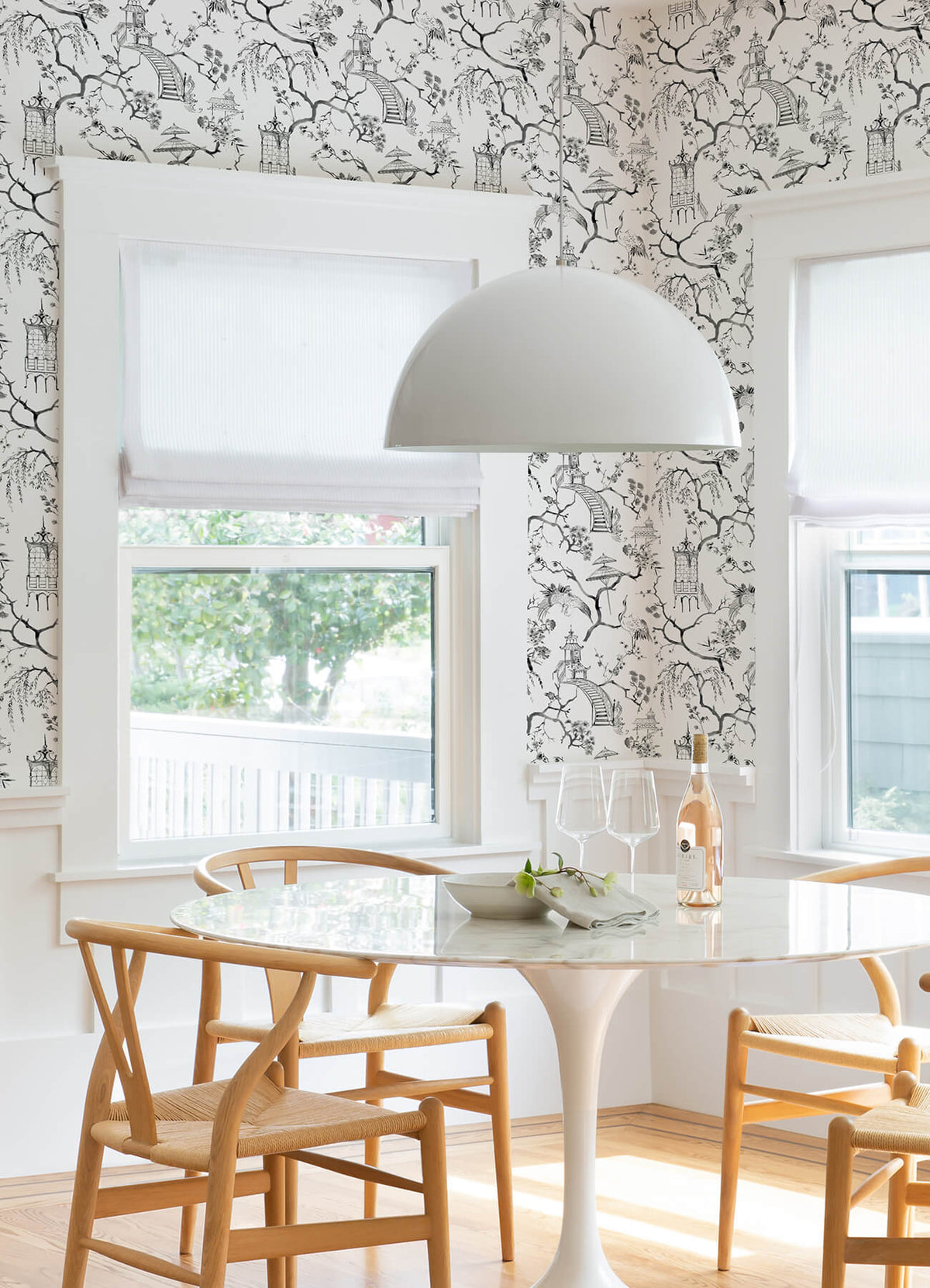 A-Street Prints Middleton Serena Wallpaper - Charcoal
