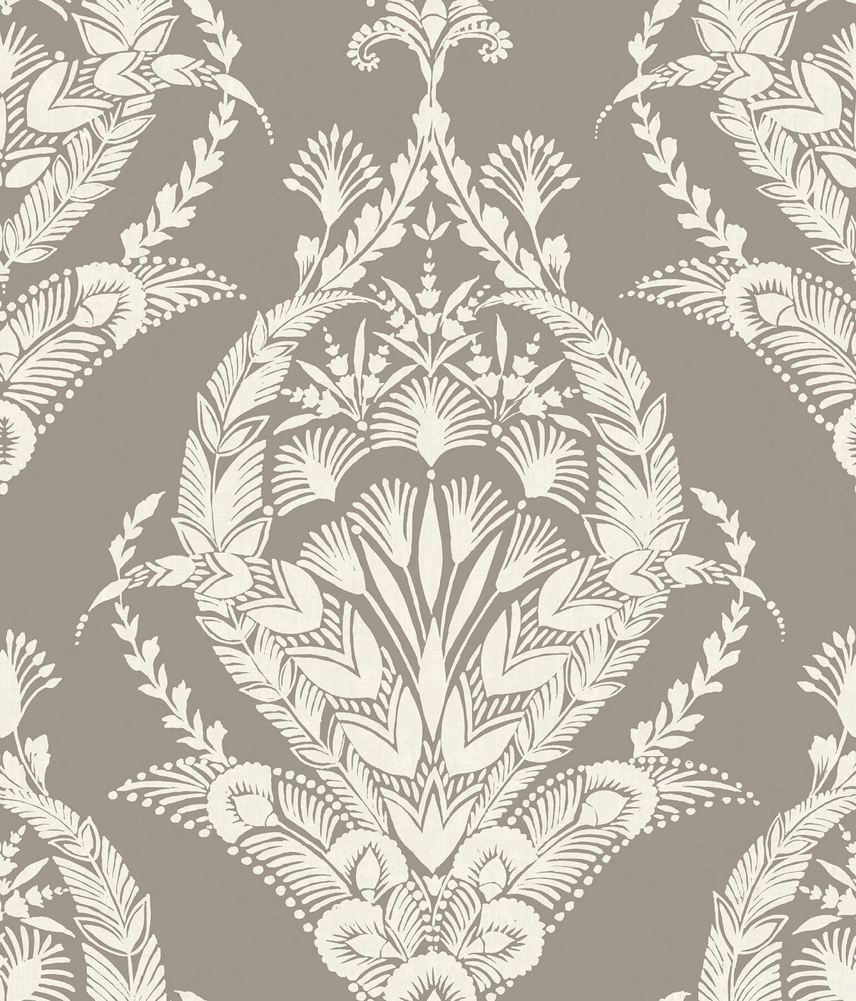A-Street Prints Middleton Arlie Wallpaper - Grey