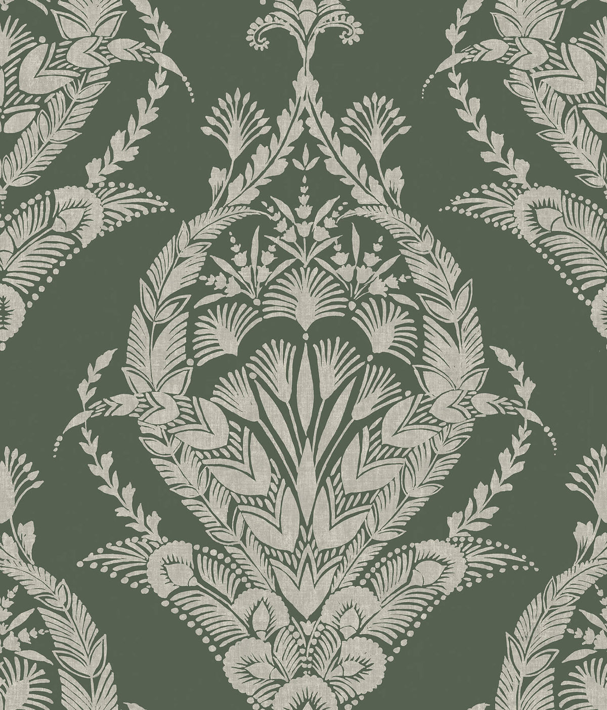 A-Street Prints Middleton Arlie Wallpaper - Evergreen
