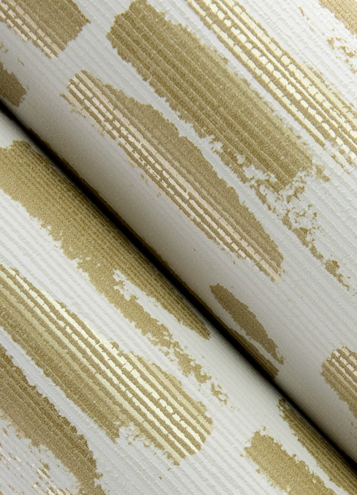 A Street Prints Middleton Myrtle Wallpaper Sample - Gold