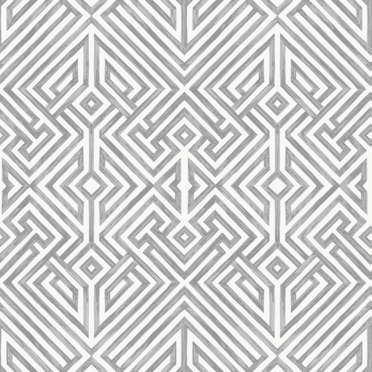 A-Street Prints Middleton Lyon Wallpaper - Grey