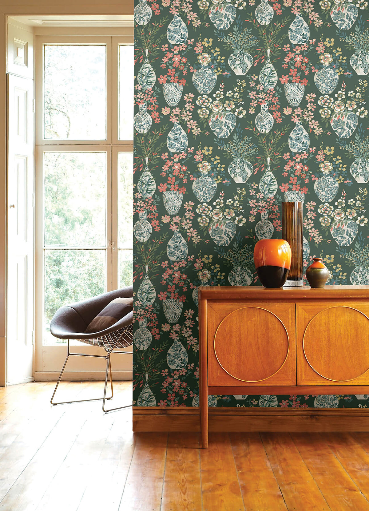 A-Street Prints Middleton Harper Wallpaper - Green