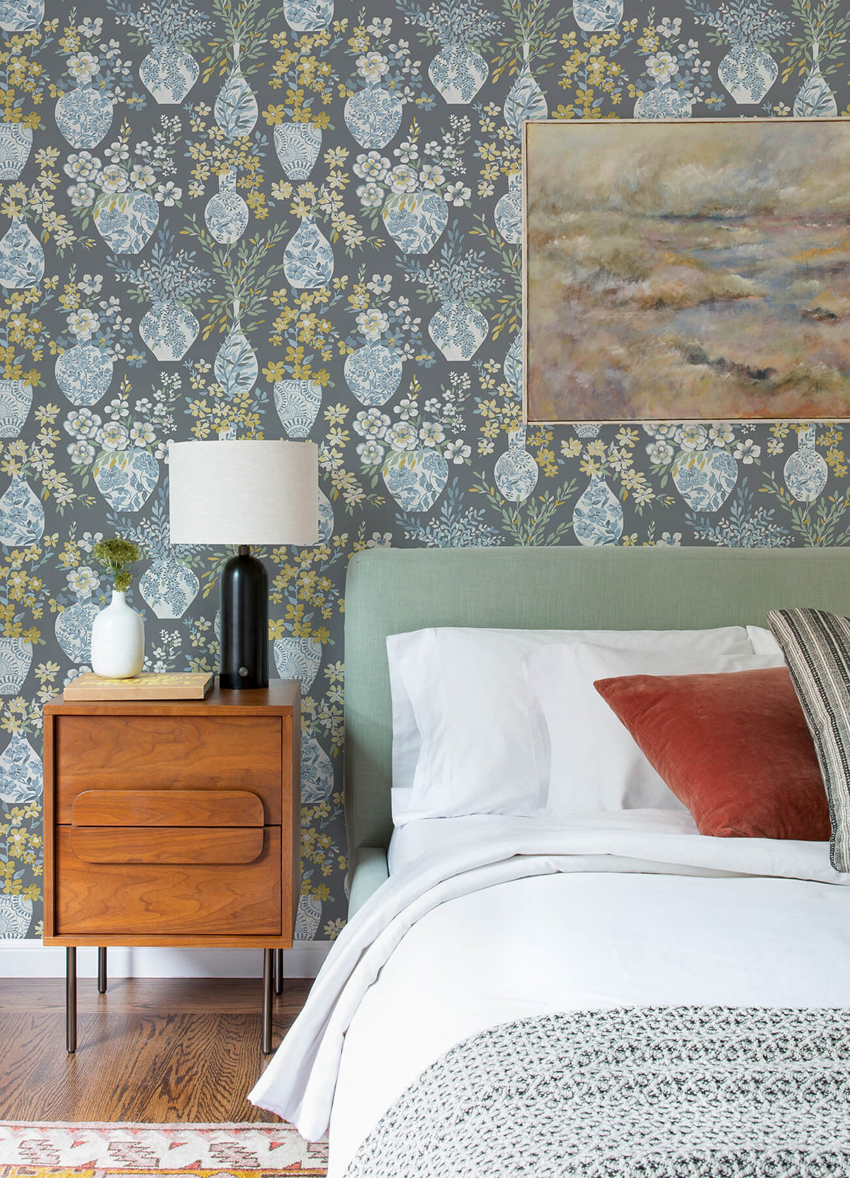 A-Street Prints Middleton Harper Wallpaper - Grey
