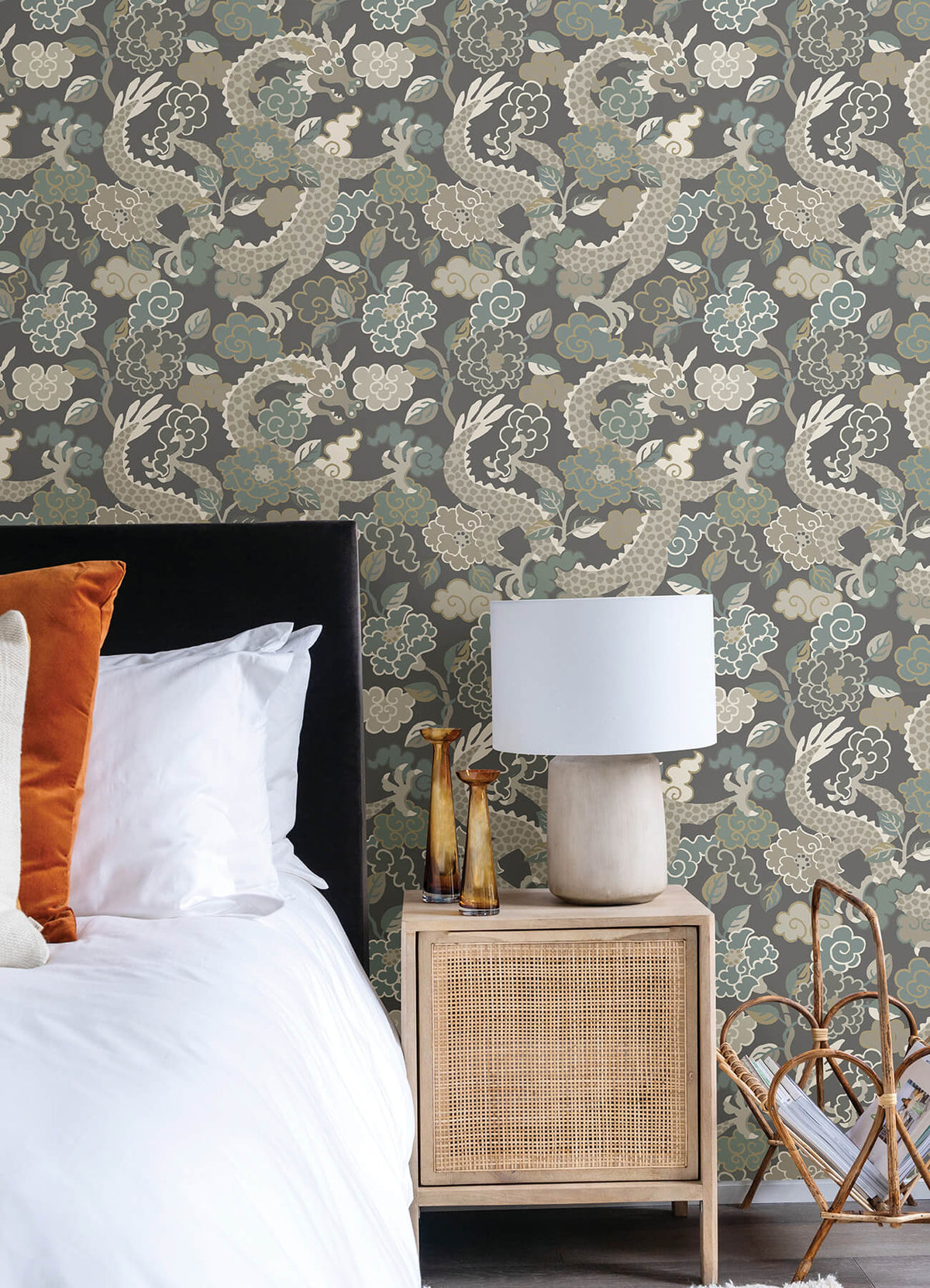 A Street Prints Middleton Yanci Wallpaper Sample - Stone