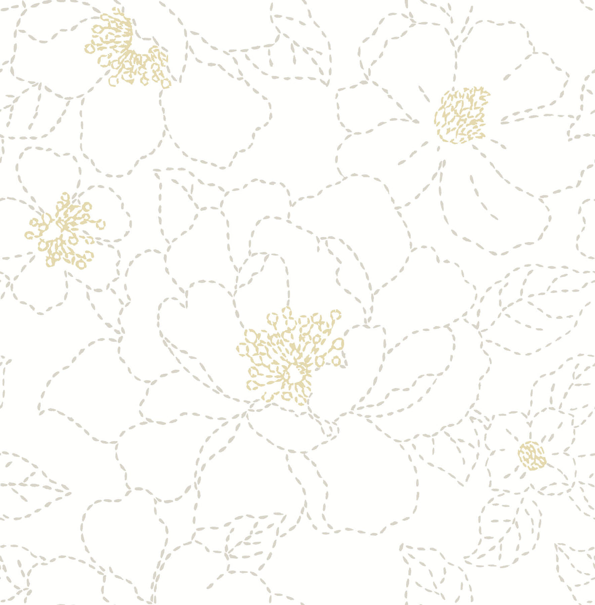 A Street Prints Terrace Gardena Wallpaper Sample - White