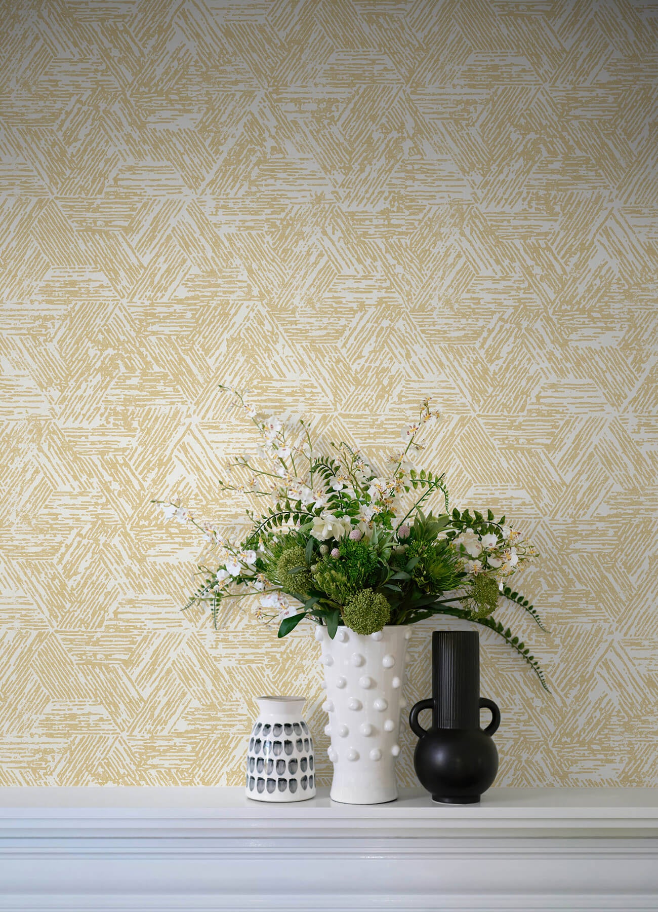 A-Street Prints Terrace Retreat Wallpaper - Yellow