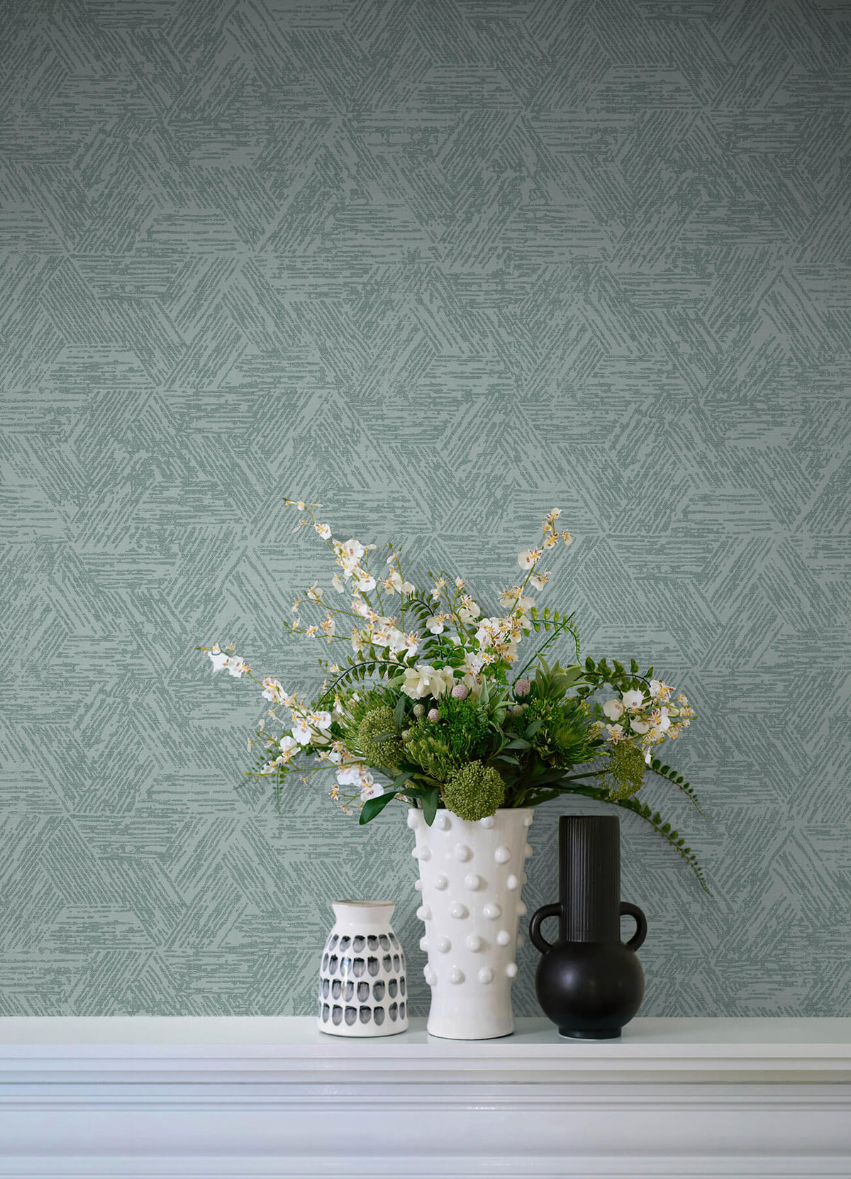 A-Street Prints Terrace Retreat Wallpaper - Denim