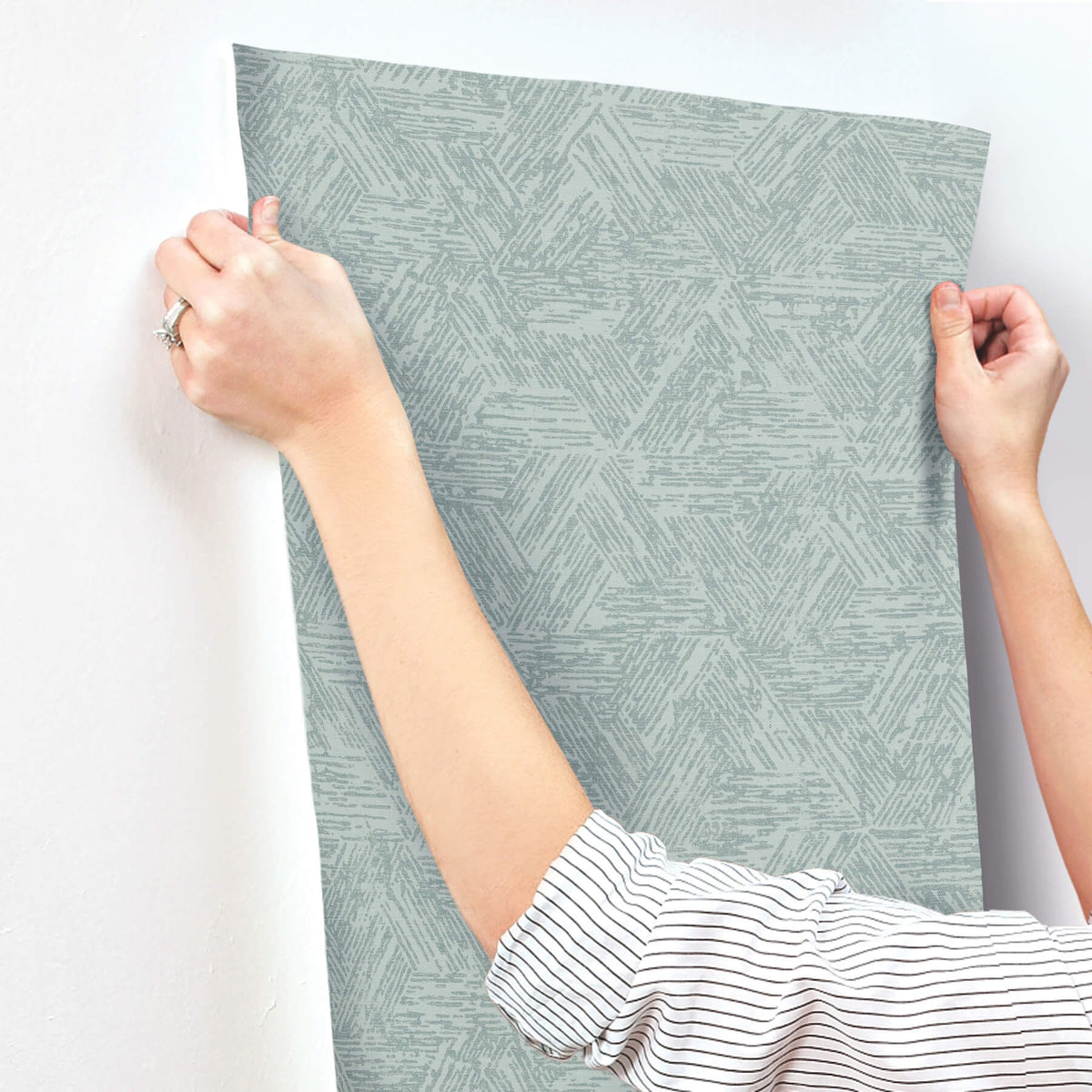 A-Street Prints Terrace Retreat Wallpaper - Denim