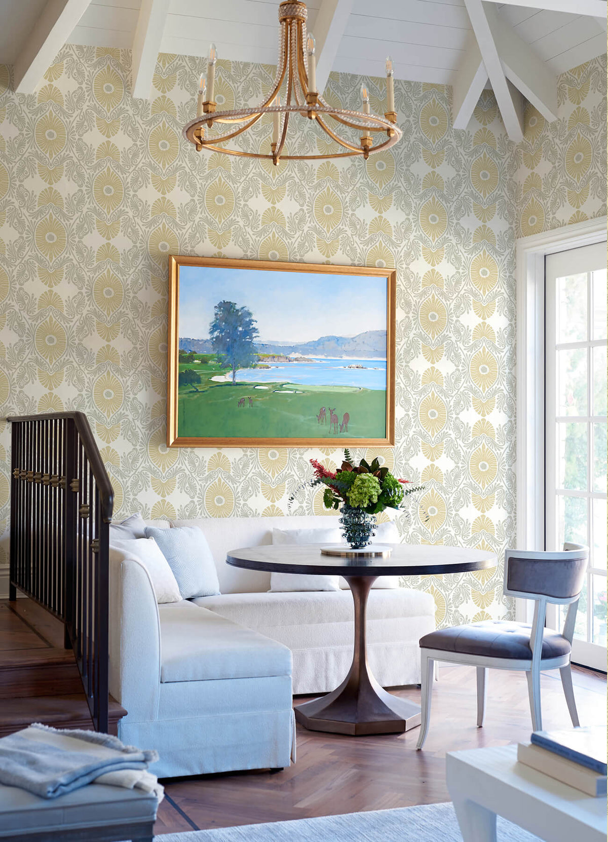 A-Street Prints Terrace Villa Wallpaper - Light Yellow