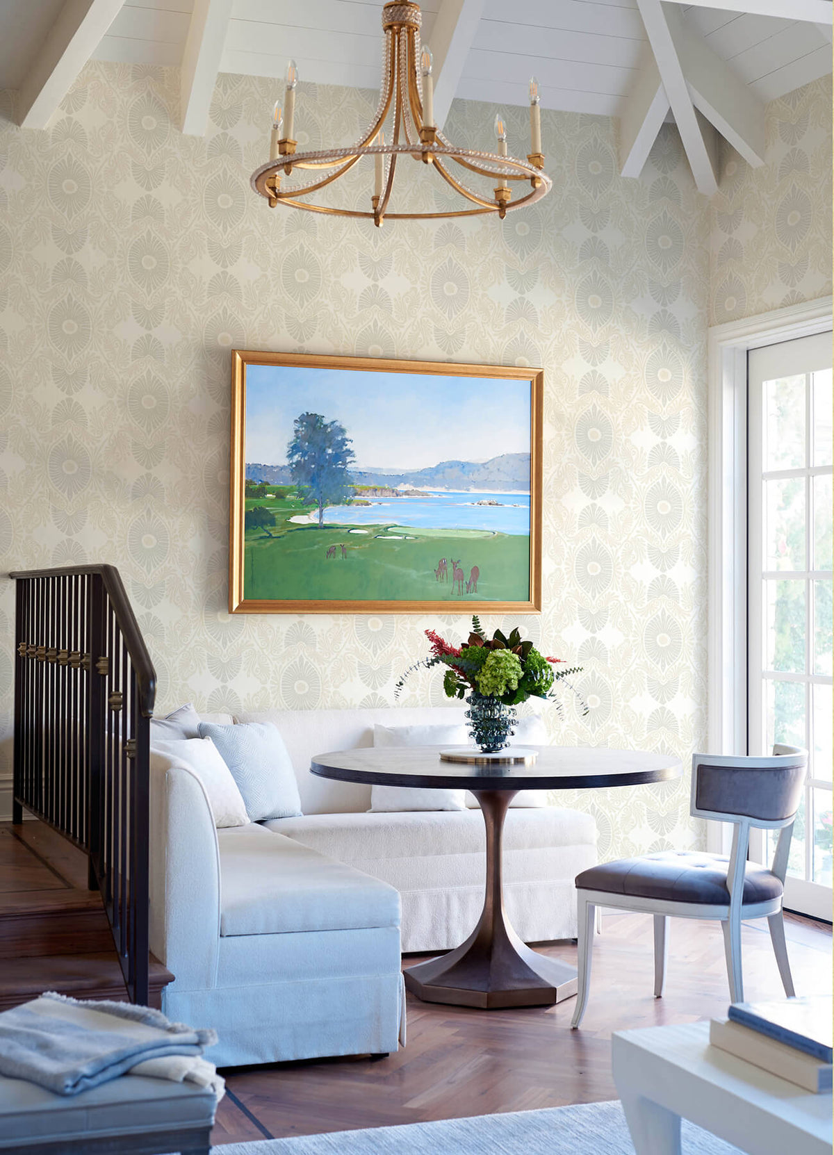 A-Street Prints Terrace Villa Wallpaper - Bone