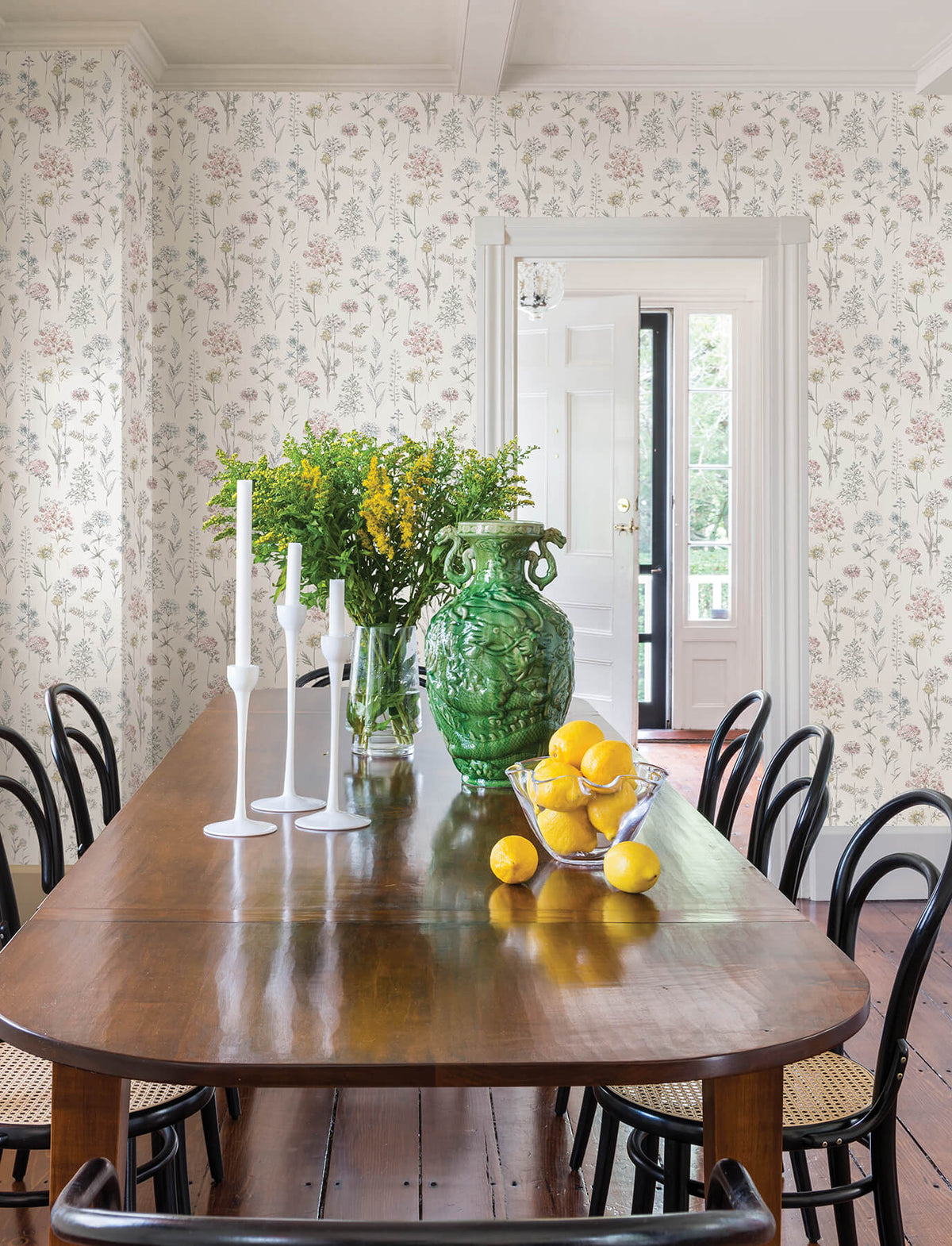 Chesapeake Wildflower Bergamot Wallpaper - Pastel