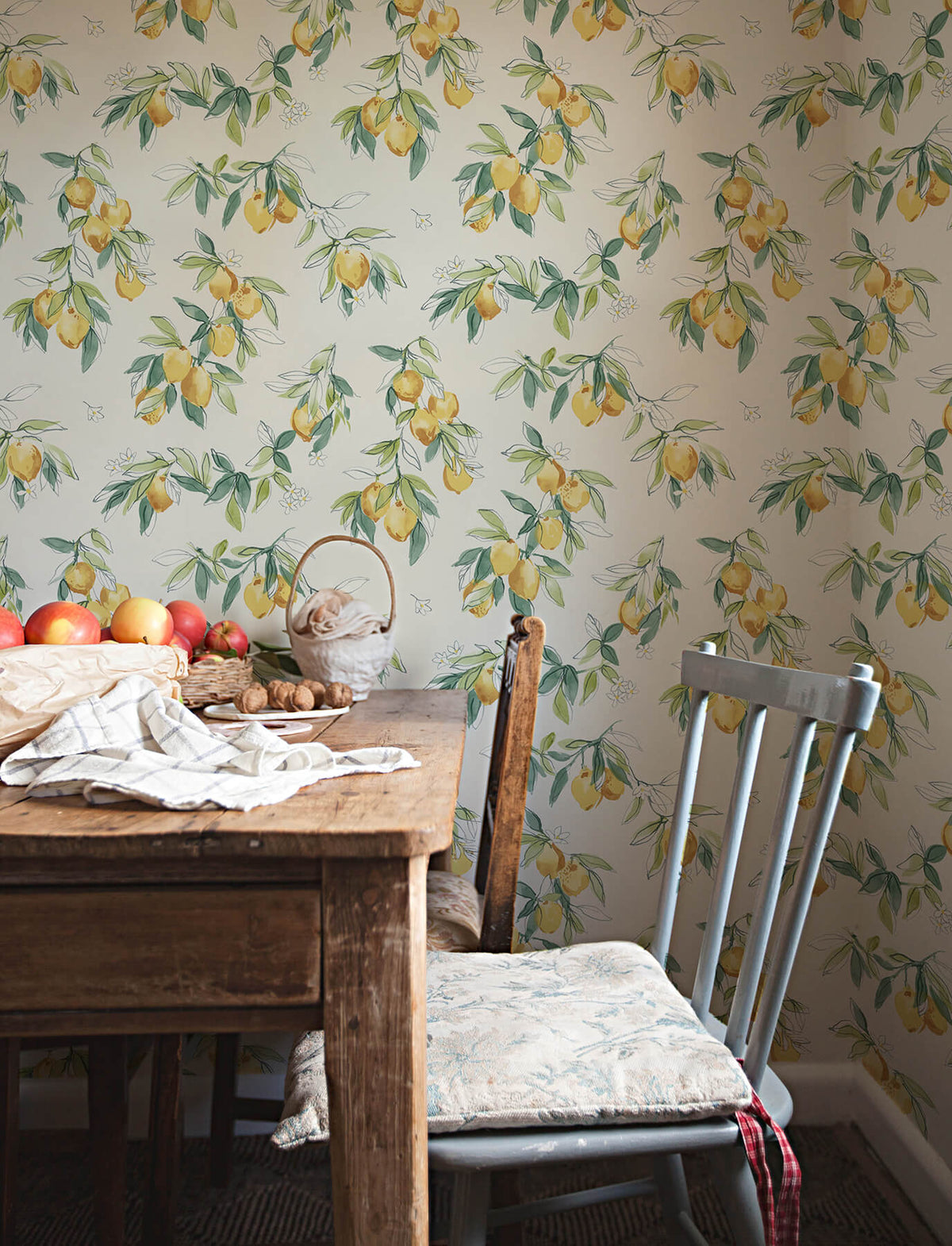 Chesapeake Wildflower Lemonade Wallpaper Sample - Yellow