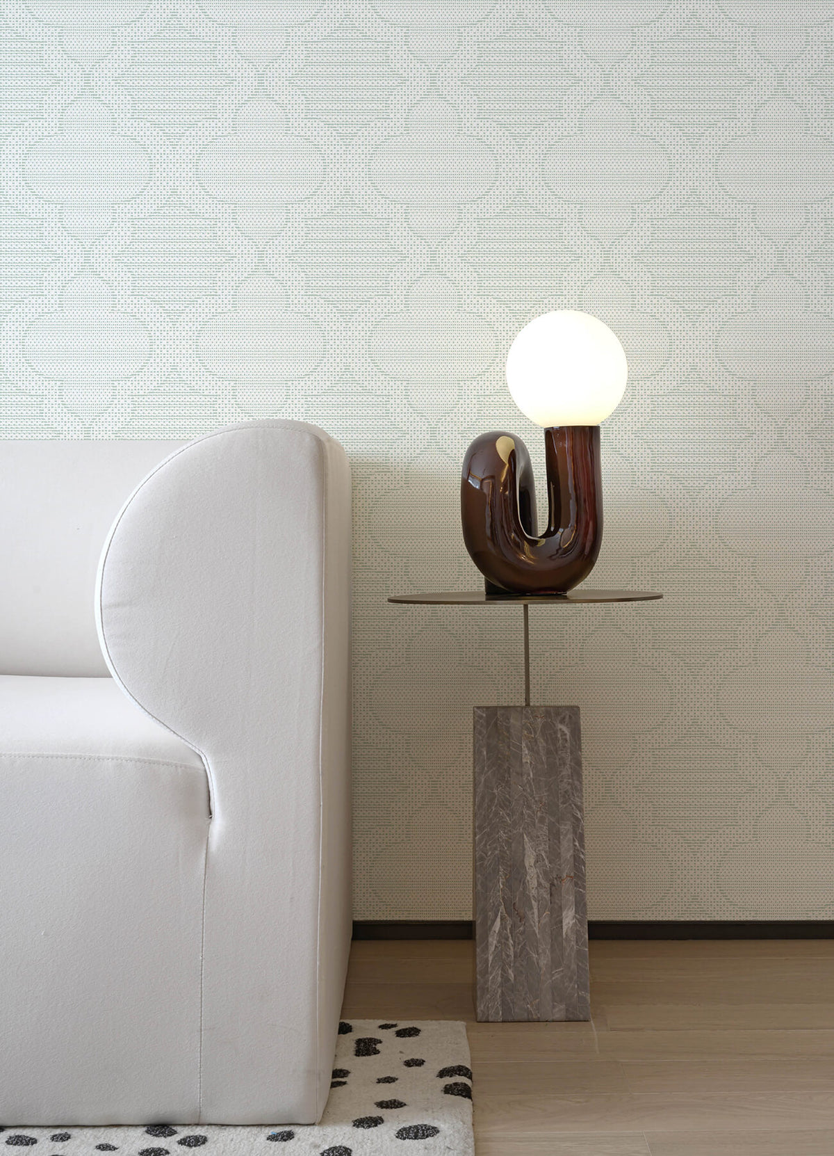 A Street Prints Whimsy Ernest Wallpaper Sample - Turquoise