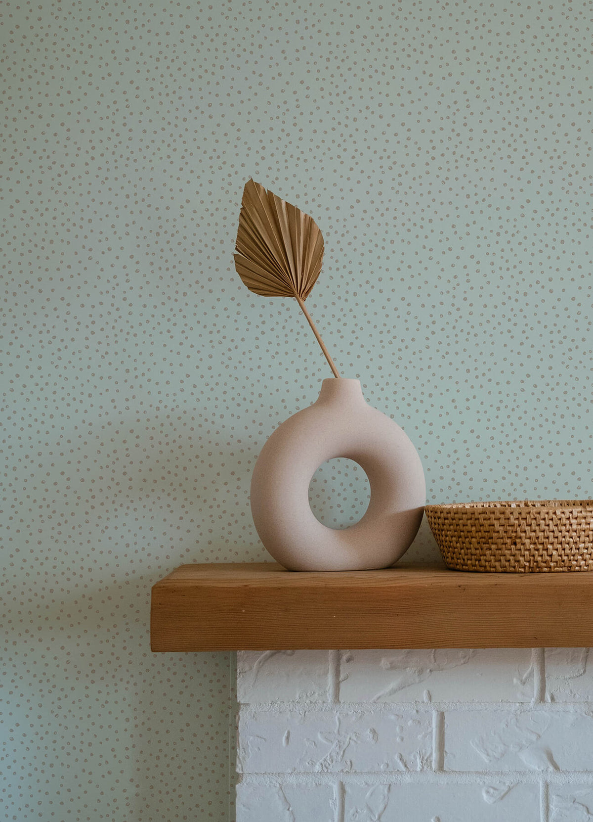 A Street Prints Whimsy Cassie Wallpaper Sample - Light Blue