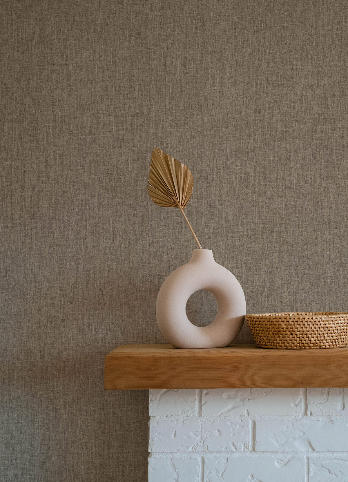 A Street Prints Whimsy Cromie Wallpaper Sample - Brown